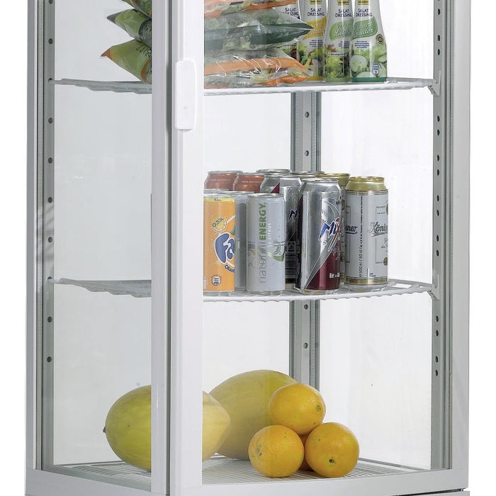 VITRINE REFRIGEREE BLANCHE 235 LITRES 0/+12°C