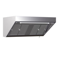 Hotte Snack 700 avec Led et Sans Moteur -  Longueur 1200