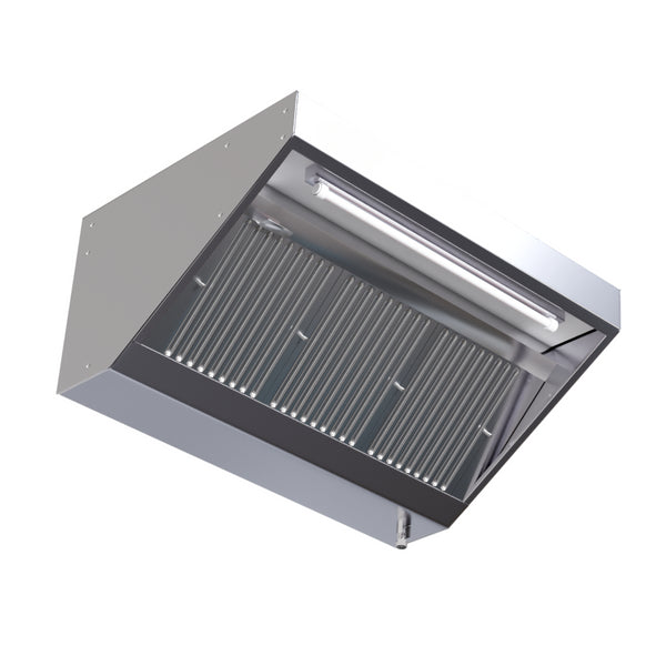 Hotte Snack 900 avec Led et Sans Moteur -  Longueur 2000