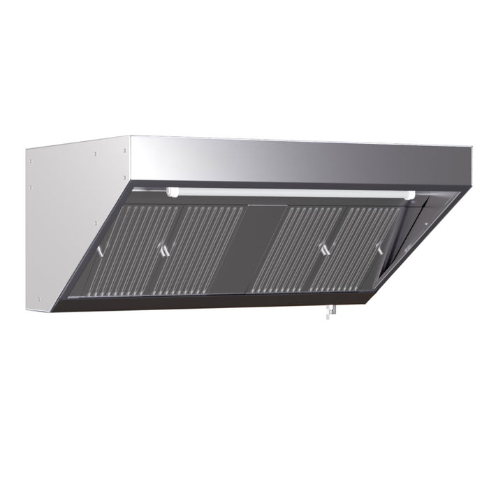 Hotte Snack 900 avec Led et Sans Moteur -  Longueur 1200