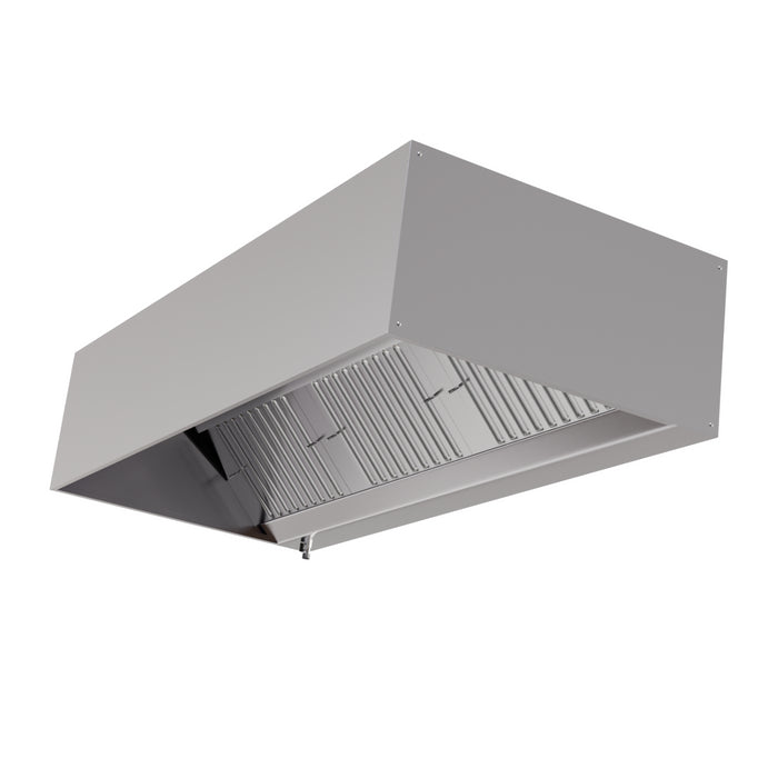 Hotte Cubique 1100 avec Led et Sans Moteur - Longueur 1800