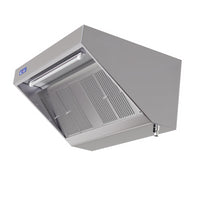 Hotte Snack Complète 900 -  Longueur 1200 - Avec Moteur, Led et Variateur