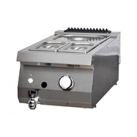 Heavy Duty bain marie - unité simple - profondeur 70 cm - gaz