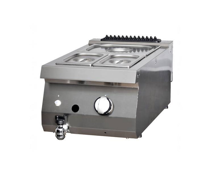 Heavy Duty bain marie - unité simple - profondeur 70 cm - gaz