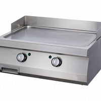 Heavy Duty plaque de gril - lisse - unité double- profondeur 70 cm - gaz