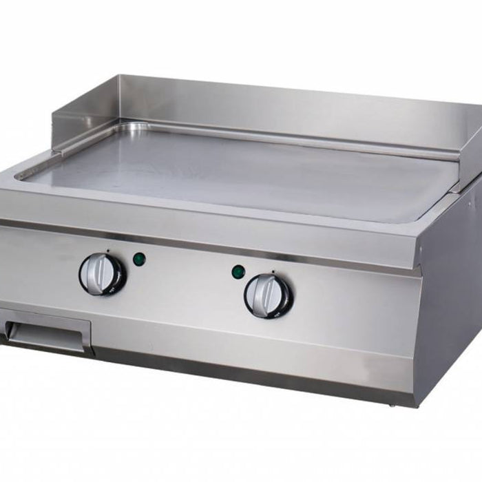 Heavy Duty plaque de gril - lisse - unité double- profondeur 70 cm - gaz