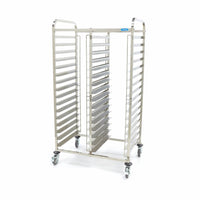 Chariot à plateaux - boulangerie - s'adapte à 32 plateaux (60 x 40c m) - excl plateaux
