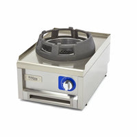Cuiseur Wok - Ø28 cm anneau de cuisson - profondeur 60 cm - gaz