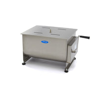 Mélangeur de viande - 50 L - 43 kg viande - axle double - manuel