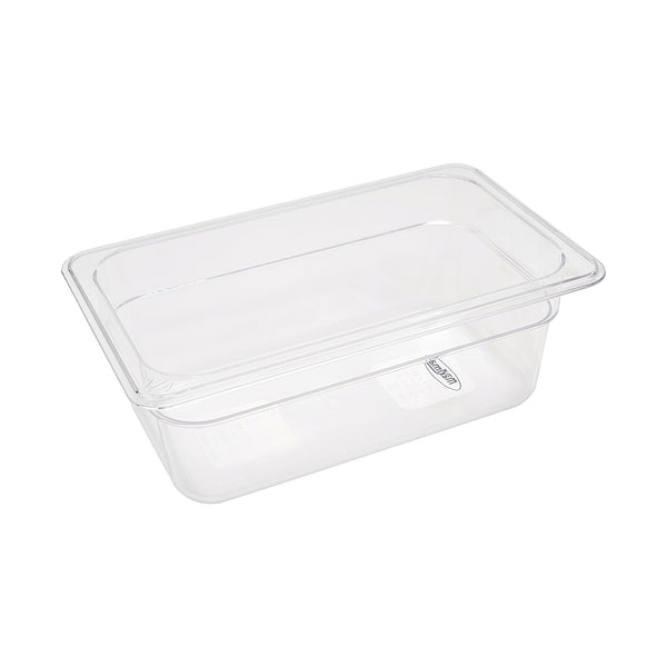 Récipient gastronorm - 1/4 GN - profondeur 10 cm - polycarbonate