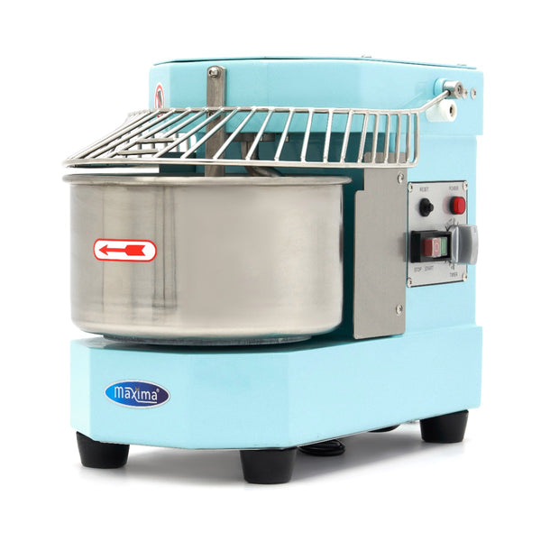 Pétrin à spirale / pétrin à pâte - 8 L - 4,5 kg de pâte - Bleu