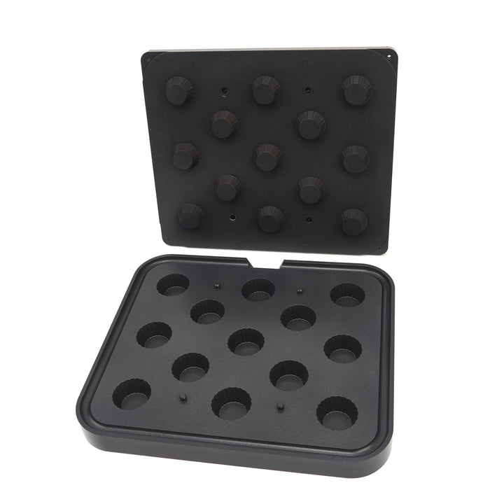 Moule à Tartelette - Ondulé - 48/36 mm - 13 pieces