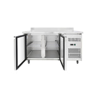 Table Réfrigérée 2 Portes GN1/1 - Profondeur 700 avec Dosseret